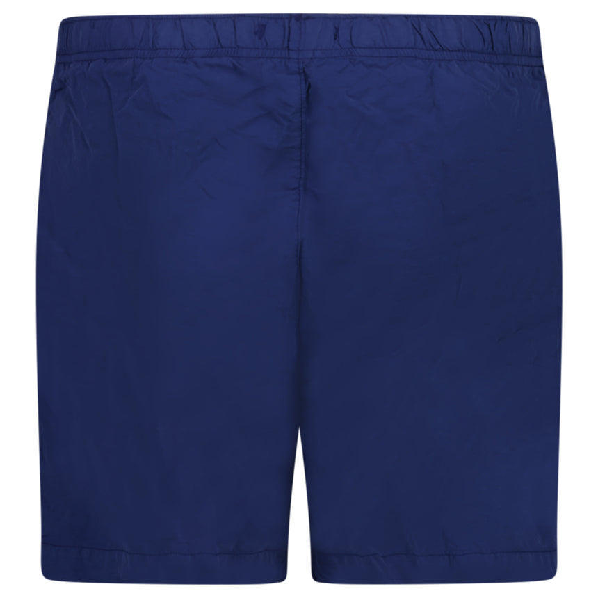 CP Company Flatt Nylon Lens Swim Shorts Blue Print