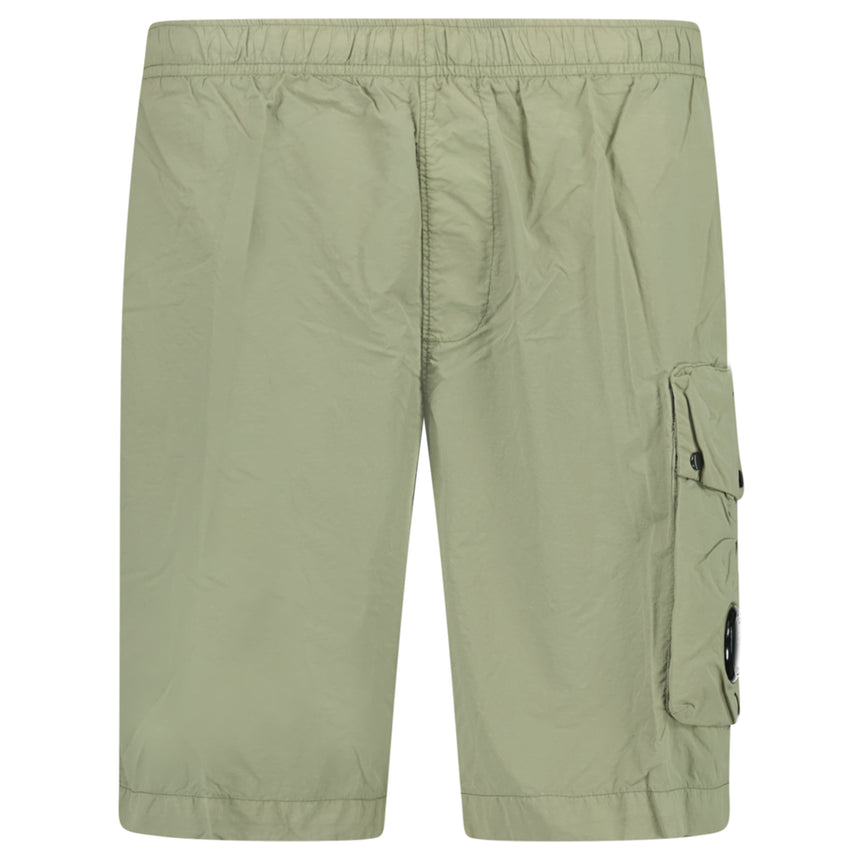 CP Company Chrome-R Cargo Lens Swim Shorts in Moss Green