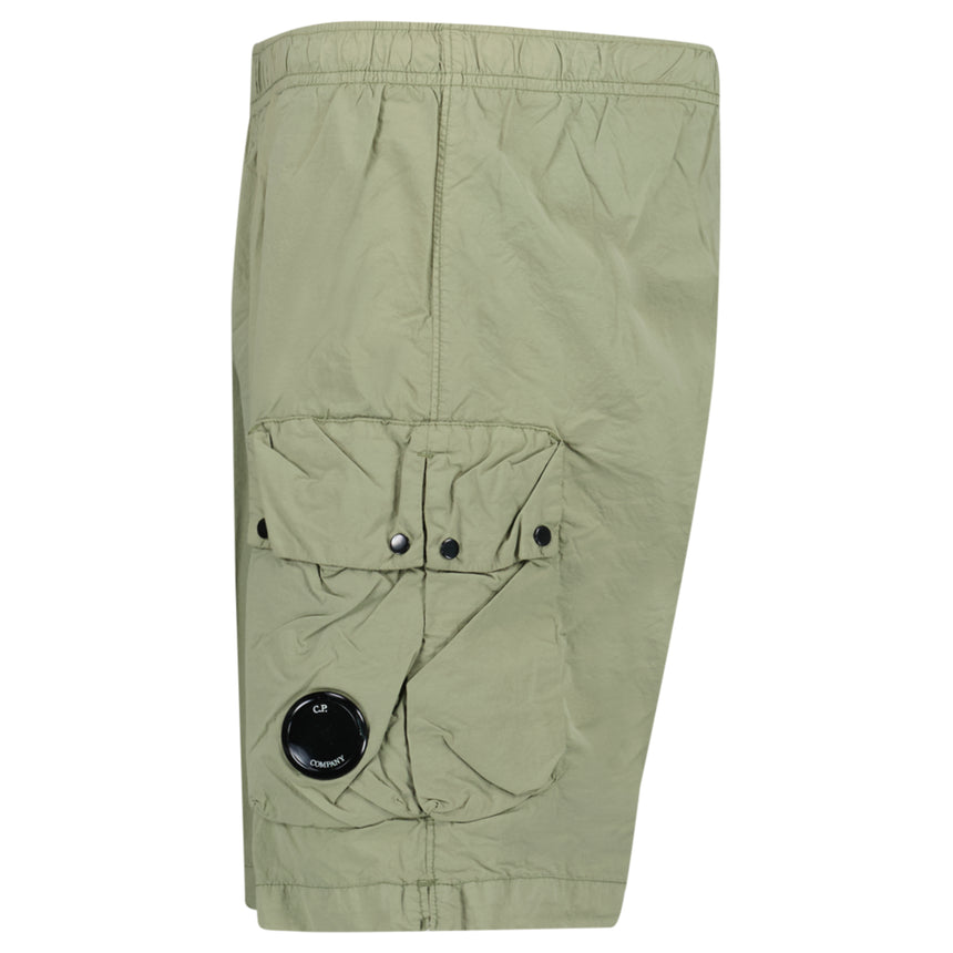 CP Company Chrome-R Cargo Lens Swim Shorts in Moss Green