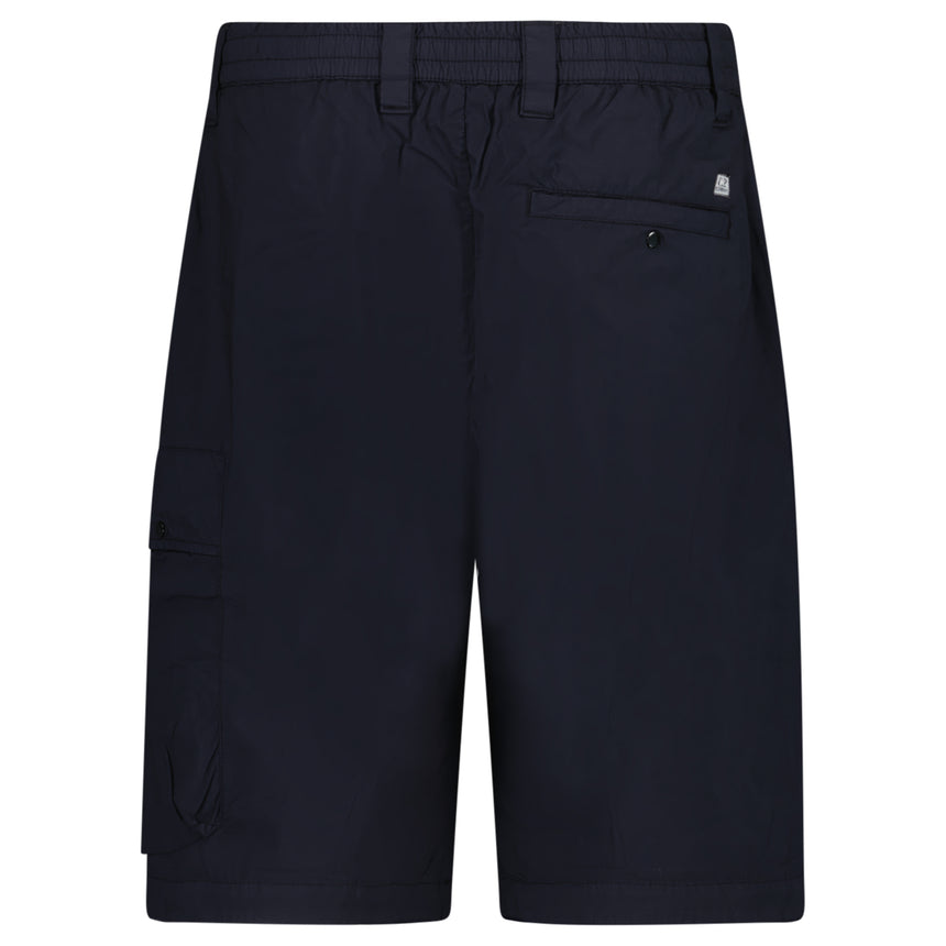 CP Company 50 Fili Stretch Loose Lens Cargo Shorts in Navy