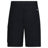 CP Company 50 Fili Stretch Loose Lens Cargo Shorts in Black