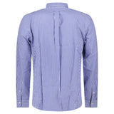 Polo Ralph Lauren Slim Fit Striped Stretch Poplin Shirt in Blue and White Stripe