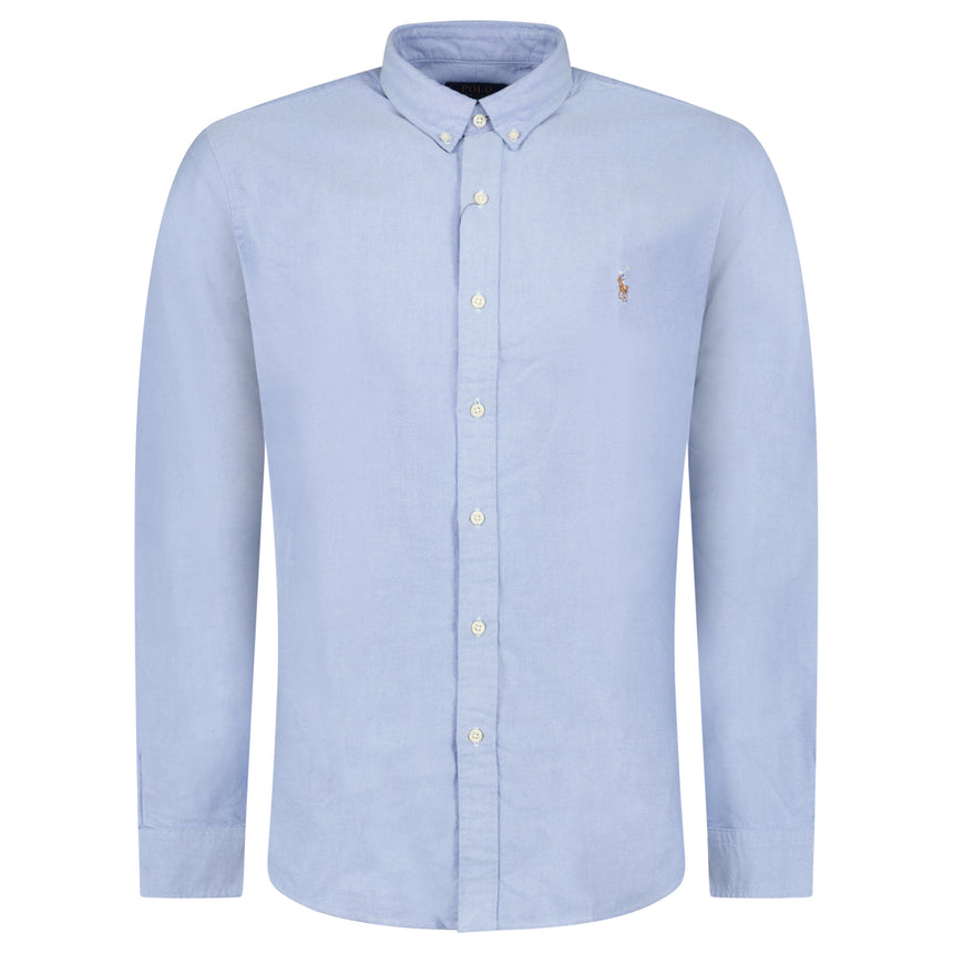 Polo Ralph Lauren Slim Fit Oxford Shirt in Light Blue