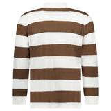 Polo Ralph Lauren The Iconic Rugby Shirt in White and Brown