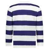 Polo Ralph Lauren The Iconic Rugby Shirt in White and Newport Navy