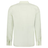 Burberry Claverdon Plain Long-Sleeved Poplin Shirt in Pistachio Green