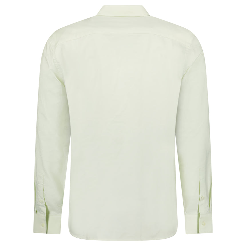 Burberry Claverdon Plain Long-Sleeved Poplin Shirt in Pistachio Green