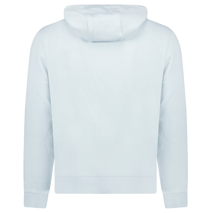 Burberry Kendall Logo Print Hoodie in Arctic Blue