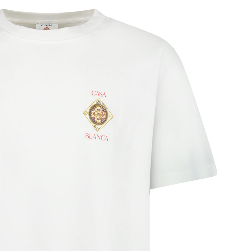 Casablanca 'Plafond Orné de Musique' Graphic-Print T-Shirt in White