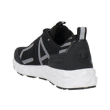 EA7 Emporio Armani Ultimate C2 Kombat Running Sneaker with Ultralight Sole in Black and Silver