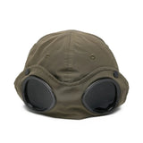 CP Company Goggle Chrome-R Cap Ivy Green