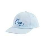 Casablanca Caza Text-Embroidered Cotton Baseball Cap in Light Blue