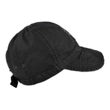 CP Company 50 Fili Wax Baseball Cap in Black