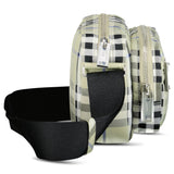 Burberry Warner Check Crossbody Bag in Lichen