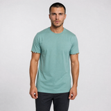 Burberry 'Ellison' Organic Cotton Check Sleeve Seaspray Green