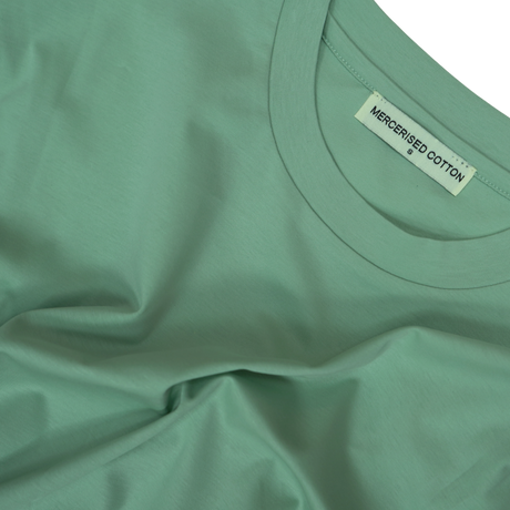 Plain Label Mercerized Cotton T-Shirt Mint