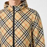 Burberry Stanford Check Jacket in Sand