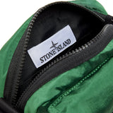 Stone Island Coated Nylon Metal in ECONYL® Crossbody Bag in Malachite Green