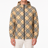 Burberry Stanford Check Jacket in Sand