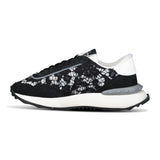 Valentino Garavani Mesh Lace Runner Trainers Black & White