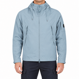 CP Company Pro-Tek Hooded Lens Jacket in Silver Blue