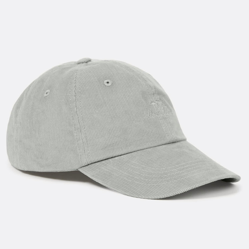 Stone Island Logo Corduroy Cap in Sage
