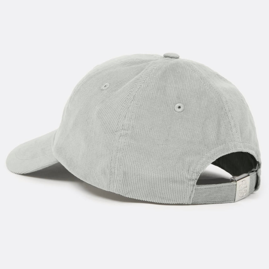 Stone Island Logo Corduroy Cap in Sage