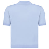Prada Fine Wool Polo Shirt in Blue