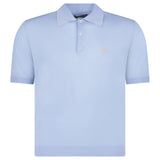 Prada Fine Wool Polo Shirt in Blue
