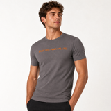 Armani Logo Print T-Shirt in Grey