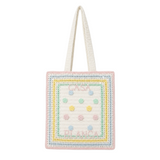 Casablanca Cotton Crochet Knit Kawaii Tote Bag in White