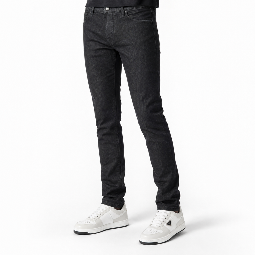 Emporio Armani J75 Slim Fit Jeans in Black