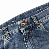 Saint Laurent Slim Fit Jeans in Blue Denim (Defect)