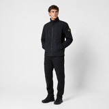 Stone Island Stretch Nylon Tech Fleece Jacket in Black