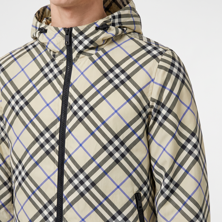 Burberry Stanford Check Jacket in Lichen