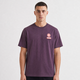 Casablanca Logo Patch Jersey T-Shirt in Aubergine