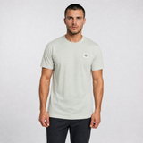 Stone Island Organic Cotton Jersey 'FISSATO' Effect T-Shirt in Sage Green
