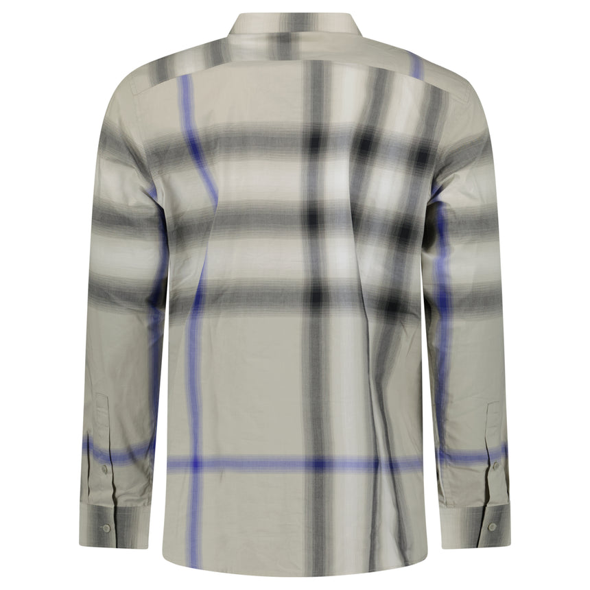 Burberry Claverdon Maxi Check Cotton Shirt in Lichen