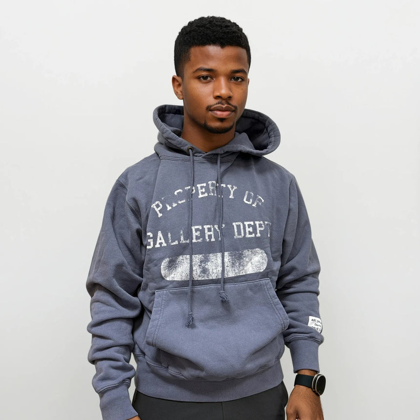 Gallery Dept. “Property Of” Vintage Washed Navy Hoodie