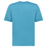 Burberry 'Ellison' Stripe Embroidery T-Shirt Peacock Turquoise