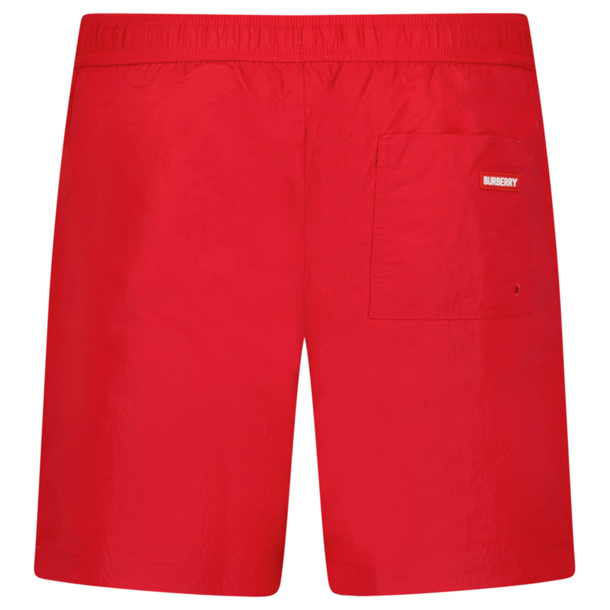 Burberry Martin Chrome Swim Shorts Pillar Red
