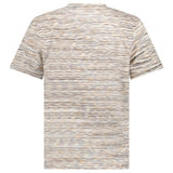 Missoni Striped Short-Sleeved T-Shirt in Orange Space Dyed