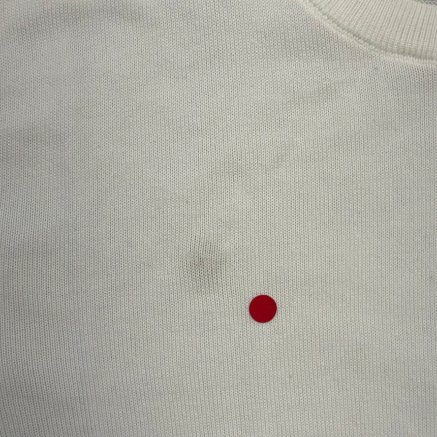 CP Company Sea Island Knitted Lens Sweatshirt White (Defect)