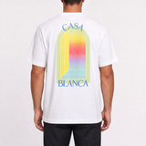 Casablanca L'Arche Screen-Print T-Shirt in White
