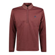 Adidas Dwr Block Golf Quarter Zip Burgundy - Boinclo - Outlet Sale Under Retail