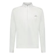 Adidas Elevated Quarter Zip Golf Sweatshirt White - Boinclo - Outlet Sale Under Retail