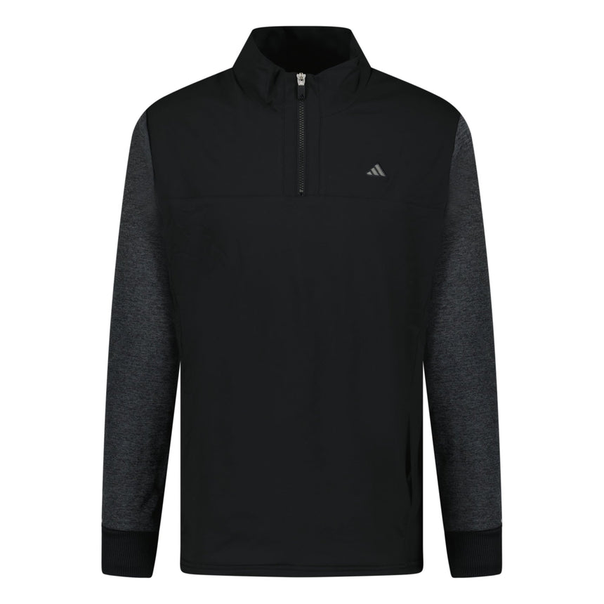 Adidas Goto Quarter Zip Golf Jacket Black - Boinclo - Outlet Sale Under Retail
