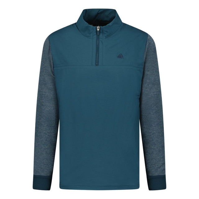 Adidas Goto Quarter Zip Golf Jacket Dark Blue - Boinclo - Outlet Sale Under Retail