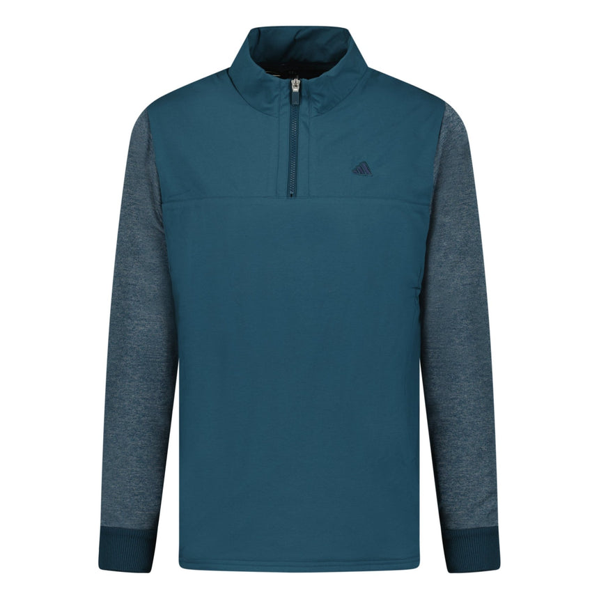 Adidas Goto Quarter Zip Golf Jacket Dark Blue - Boinclo - Outlet Sale Under Retail