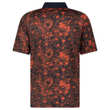 Adidas Mesh Print Golf Polo Shirt in Navy and Red - Boinclo - Outlet Sale Under Retail